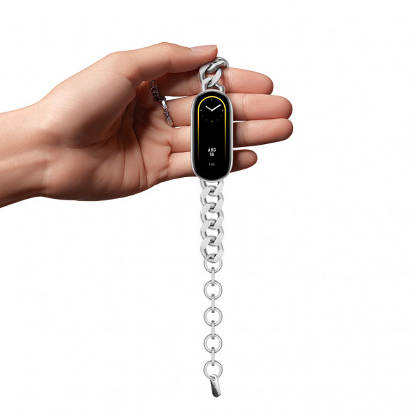 Xiaomi Mi Band metal bracelet with buckle matte silver 57432