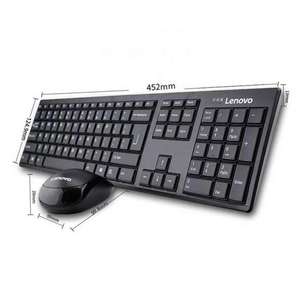 Lenovo wireless keyboard and mouse set KN100 202211110027