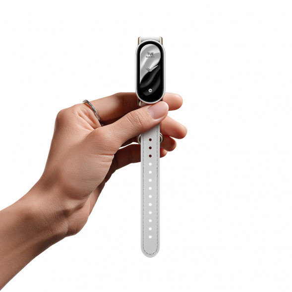 Xiaomi Mi Band genuine leather wristband ceramic white 57438