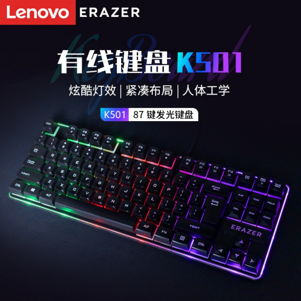 Lenovo Erazer Wired Rainbow Light Keyboard K501/Black 65013858