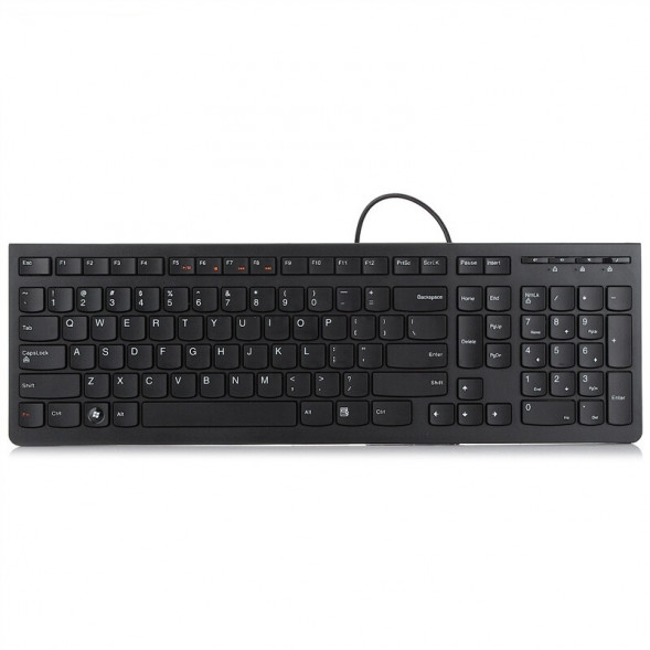 Lenovo wired keyboard K5819 black 202211110021