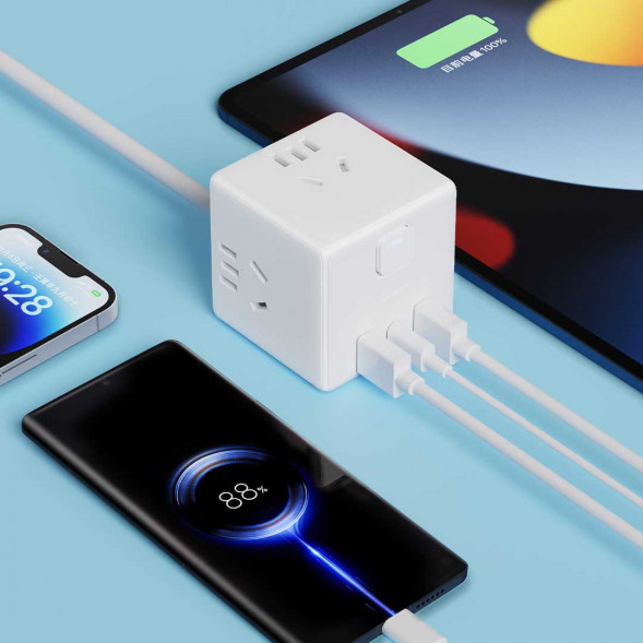 Xiaomi Rubik&amp;#039;s Cube Converter Pro 33W Wired Fast Charging Version 44837