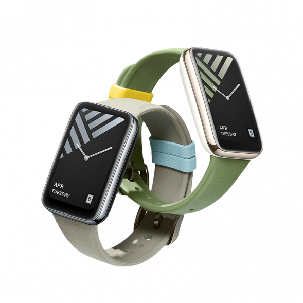 Xiaomi Mi Band 7Pro Imitation Leather Silicone Wristband Van Gogh Green 43375