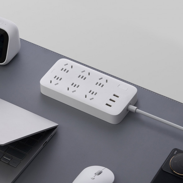 Xiaomi Mijia 6-bit basic version of power strip (including 3 ports USB 2A fast charging) 44292