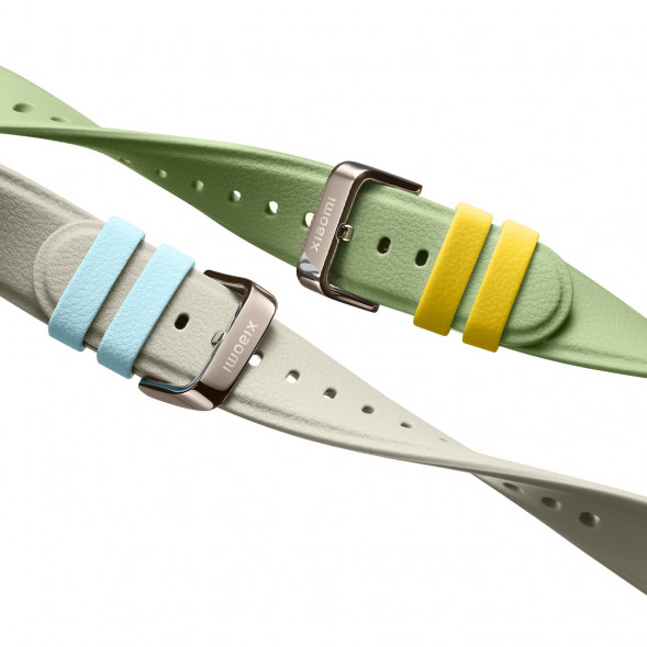 Xiaomi Mi Band 7Pro Faux Leather Silicone Wristband Monet Gray 43376