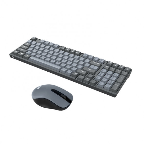 Lenovo Xiaoxin K1P Light Wireless Keyboard and Mouse Set Dusk Gray QXR1P49422