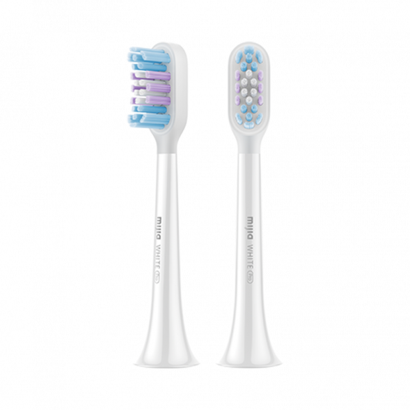 Xiaomi Mijia Sonic electric toothbrush head, full whitening type, 2-pack, suitable for T501/T501C, light gray 44042