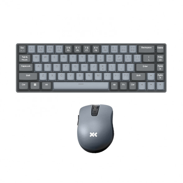Lenovo Xiaoxin Keyboard/K1S Light Wireless Keyboard and Mouse Set Dusk Gray QXR1P49424
