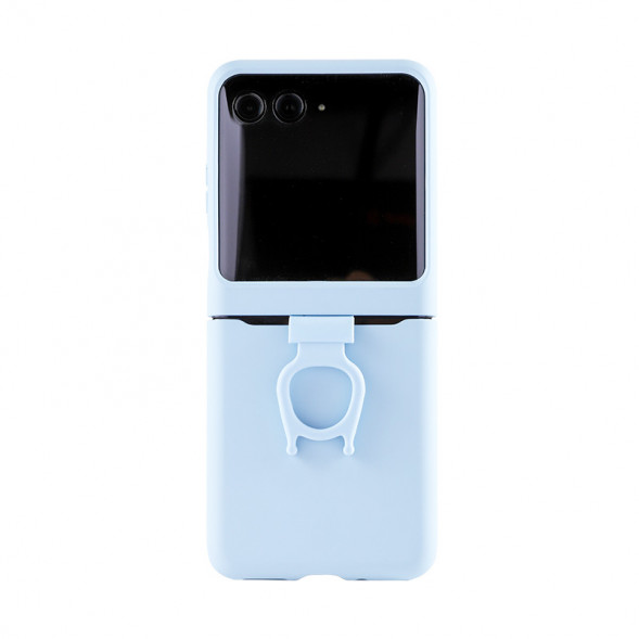 Lenovo Motorola (moto) razr 40 Ultra Moo Series Silicone Ring Folding Protective Case/Sky Blue QX41M44951