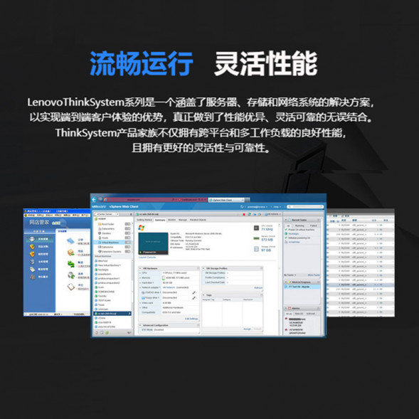 Lenovo ThinkSystem ST550 Tower Server ERP/Database Bronze 3204/32G/2*2TB/550W/RAID1 ST550RC588