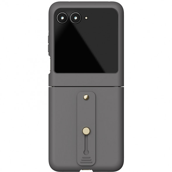 Lenovo Motorola (moto) Skin-friendly ring protective case/dark gray QX41Q38938