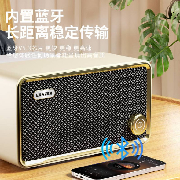 Lenovo Erazer Desktop Retro Wireless Speaker F01 White 65015312