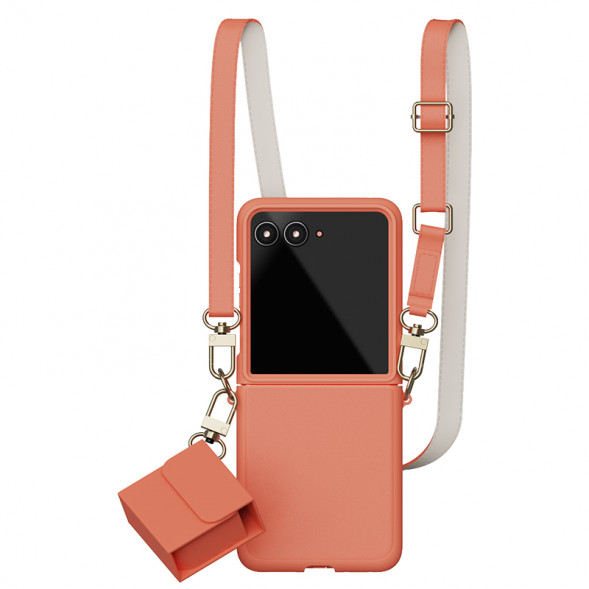 Lenovo Motorola (moto) Fashion plain leather protective case/orange QX41Q38941