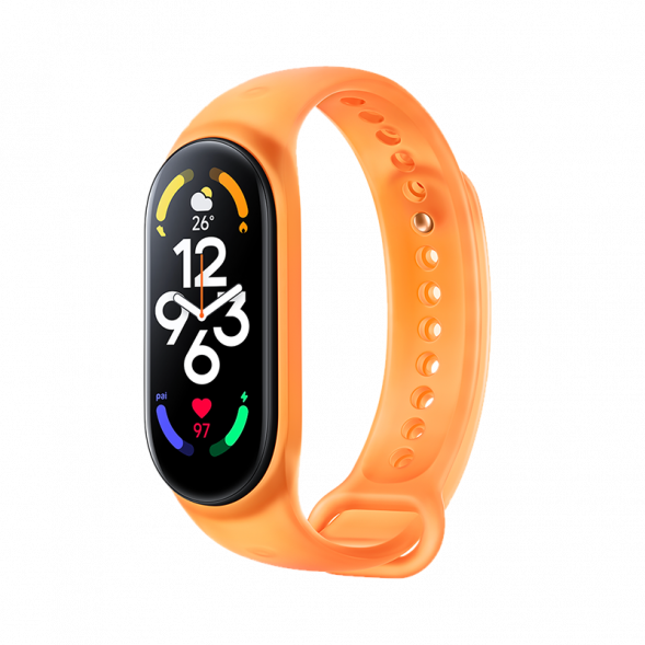 Xiaomi Mi Band 7 fluorescent camouflage wristband fluorescent orange 41947