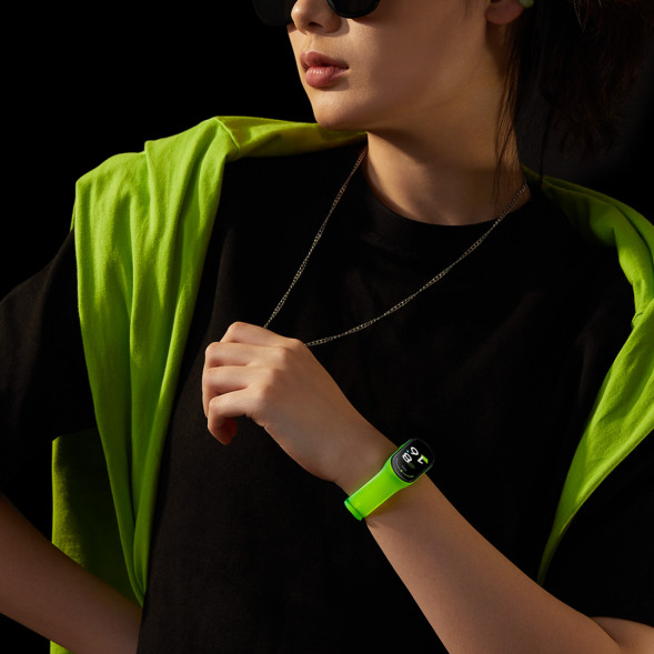 Xiaomi Mi Band 7 fluorescent camouflage wristband fluorescent green 41946
