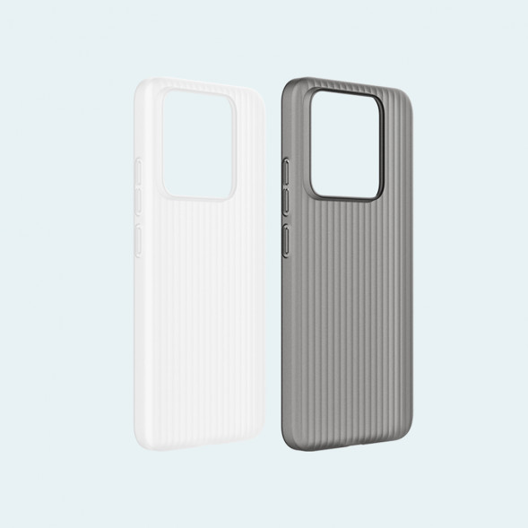 Xiaomi AlwaysSmart Thin and Sensorless Protective Case Set-Translucent Black + Semi-Transparent White (Applicable to 14 Pro) 54484