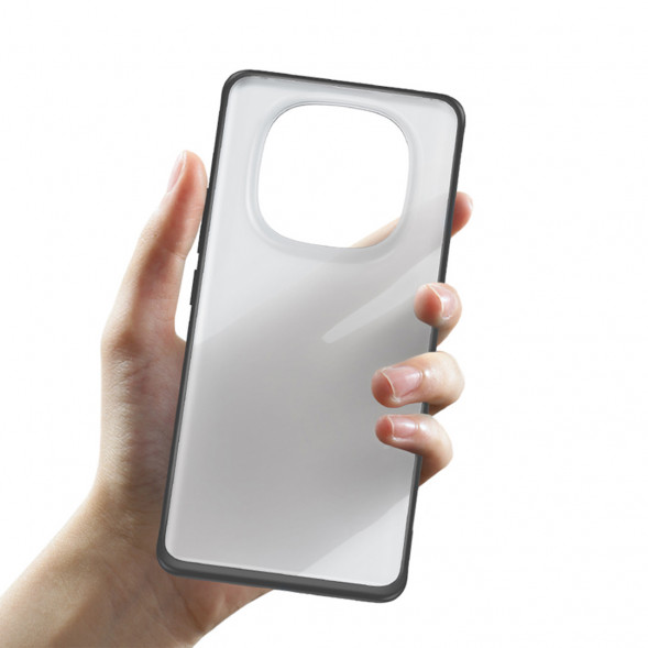 Xiaomi Redmi Note 14 Pro ROCK matte anti-fall protective case clear blue 62919