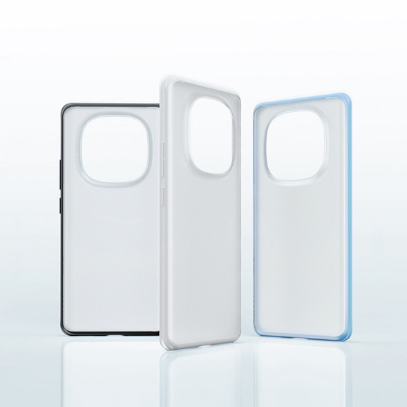 Xiaomi Redmi Note 14 Pro+ ROCK matte anti-fall protective case clear blue 62924