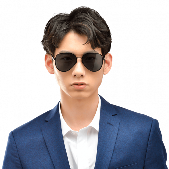 Xiaomi Mijia Aviator sunglasses oval frame gray 22249