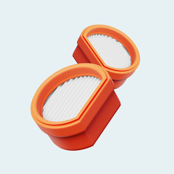 Xiaomi Mijia Dual brush cordless vacuum cleaner accessories filter element 38267