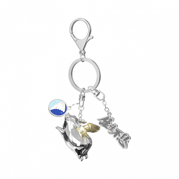 Xiaomi Pig metal pendant on the vent, silver 37167