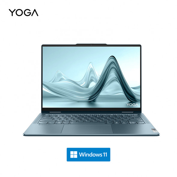 Lenovo Yoga Air 14c AI Yuanqi 14-inch thin and light 360° flip notebook, foggy sea blue 83DJ00AACD-LK