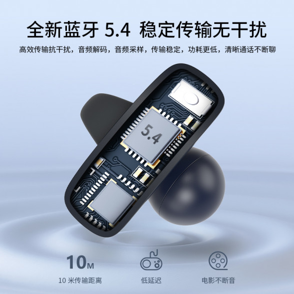 Lenovo Erazer (Bluetooth 5.4)Wireless clip-on headphones ETX-Z01 blue 65014750