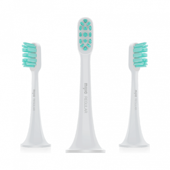 Xiaomi Mijia Compatible with T300/T500 sonic electric toothbrush head 3 pack, light gray 15540