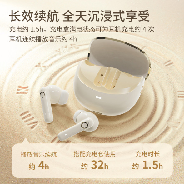 Lenovo Erazer (Wireless noise reduction) Bluetooth 5.4+10mm ultra-thin diaphragm ETP-Z02 white 65015023