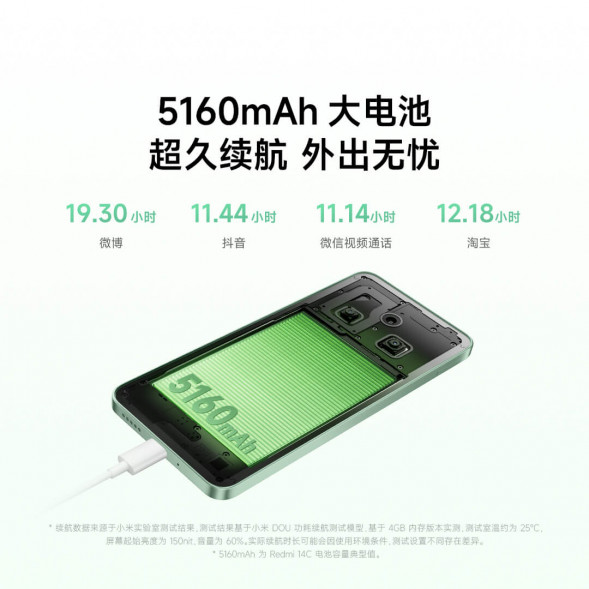 Xiaomi Redmi 14C Bibo Green 6GB+128GB 62701