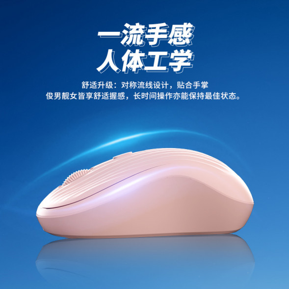 Lenovo Erazer (Dual-mode connection + Type-c charging) Wireless Mouse N306 Pink 65014549