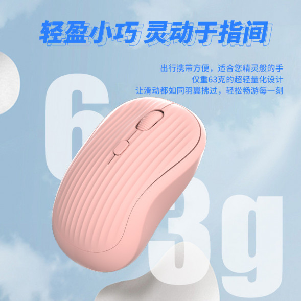 Lenovo Erazer (Dual-mode connection + Type-c charging) Wireless Mouse N306 Purple 65014550