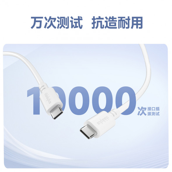Lenovo C to C original 60W fast charging cable (1.8 meters)/white QZ51Q22873