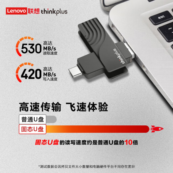 Lenovo Thinkplus solid state USB drive TSU301 256G 6928760100539