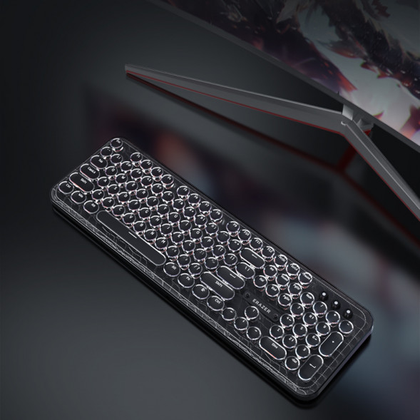 Lenovo Erazer (Iron Armor Leather Wing) 24 lighting effects + new technology + punk keycaps + red axis mechanical keyboard GK508 65015042