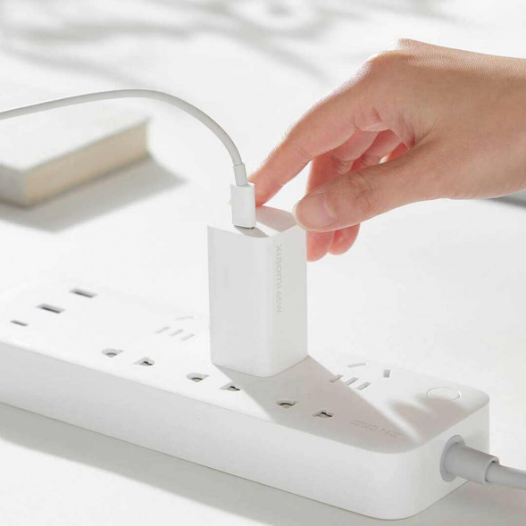 Xiaomi Gallium Nitride GaN Charger Type-C 65W White 27138