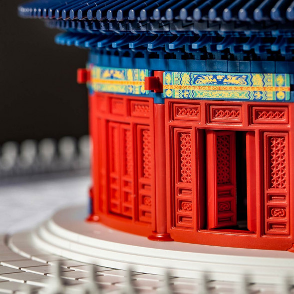 Xiaomi Thousand-year tenon construction building block Temple of Heaven Commemorative Edition - Hall of Prayer for Good Harvests Color 34371