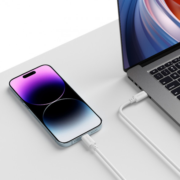 Lenovo Thinkplus USB-C to USB-C original 100W braided fast charging cable (1.8 meters) black QZ51Q22895