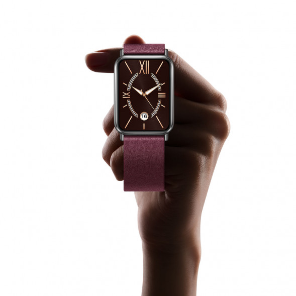 Xiaomi Quick Release Kona Leather Magnetic Wristband Raspberry Red 60218