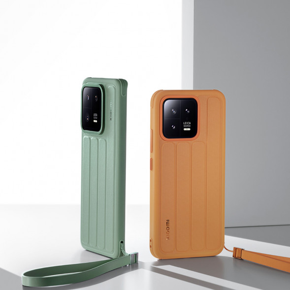 Xiaomi 13 Pro travel style plain leather protective case wilderness mountains and rivers 46040