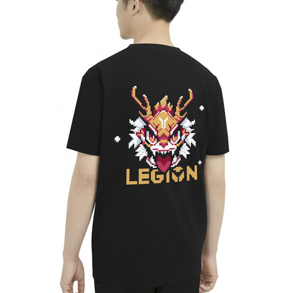 Lenovo Legion T-Shirt Pixel Dragon (Black) Size S QX41Q40001
