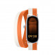 Xiaomi Mi Band Leather Double Circle Wristband Beige and Orange 57431