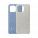 Xiaomi 11 Plain leather imitation fabric protective case, denim blue, glass version only 31531