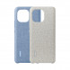 Xiaomi 11 Plain leather imitation fabric protective case, denim blue, exclusive for plain leather version 31534