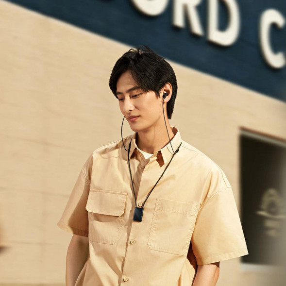 Xiaomi Noise Canceling Bluetooth Headphones Necklace Yao Ye Black 42679