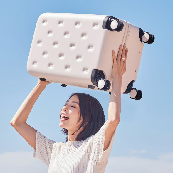 Xiaomi Mijia Multifunctional suitcase cream white 22 inches 60451