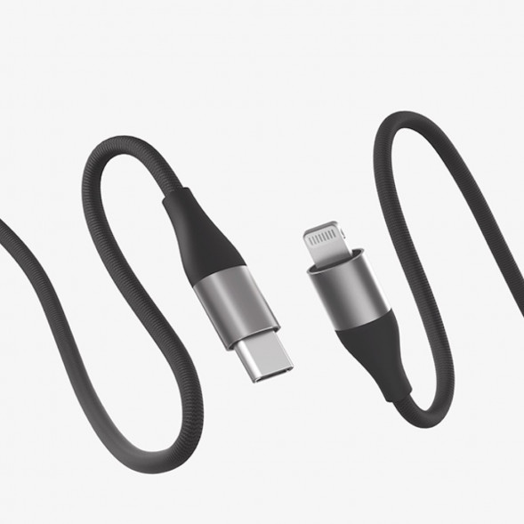 Xiaomi Type-C to Lightning braided data cable dark gray 52835
