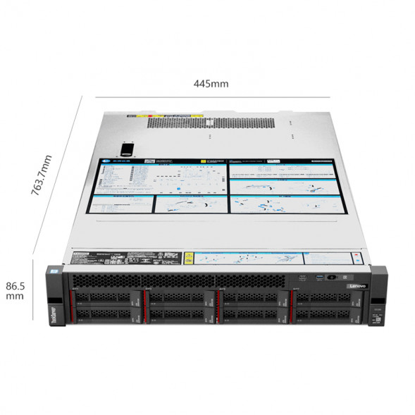 Lenovo ThinkSystem SR588 database virtualization 2U rack server host 4210R*2/64G/3*2T/530-8i SR588RC00034